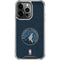 NBA Minnesota Timberwolves Distressed iPhone 15 Pro Clear Case